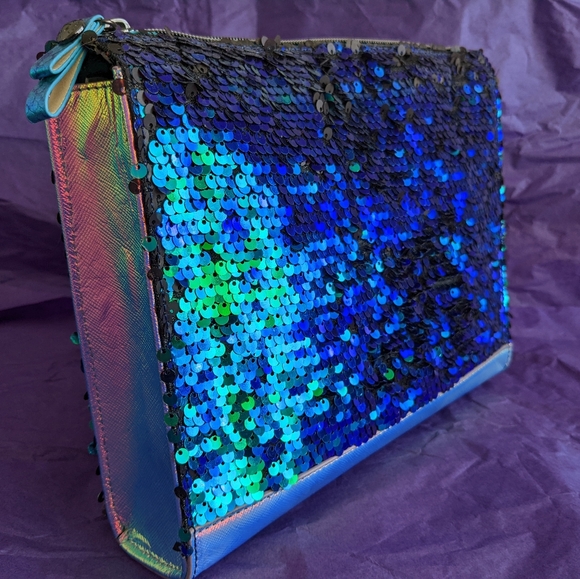 NWOT Sephora Sequin Cosmetic Bag - Picture 1 of 10